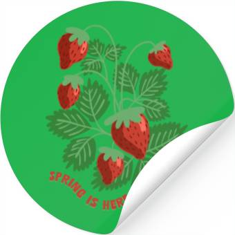 Discover Strawberry Stickers