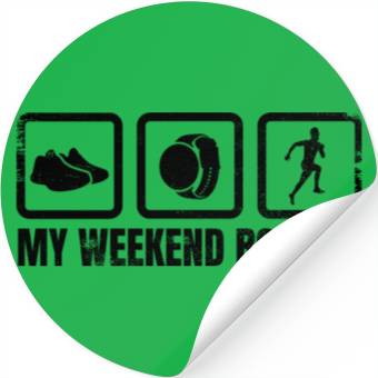Discover My Weekend Routine Stickers
