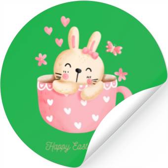 Discover Happy Easter Day Stickers