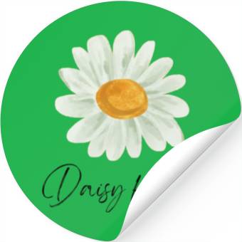 Discover Aesthetic Spring Daisy Flower Stickers