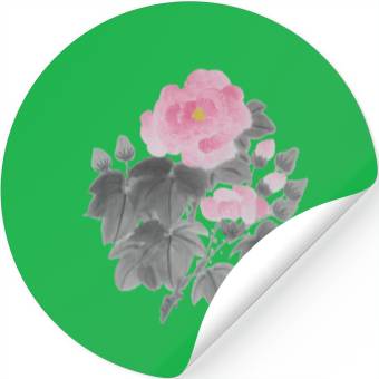 Discover Hibiscus Flowers Stickers