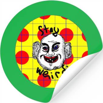 Discover Stay Weird Stickers
