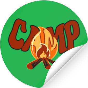 Discover a campfire icon Stickers