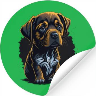 Discover sad dog Stickers
