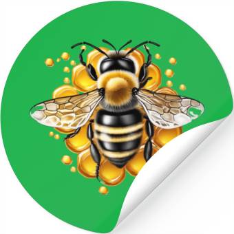 Discover Bee and honeycomb Stickers