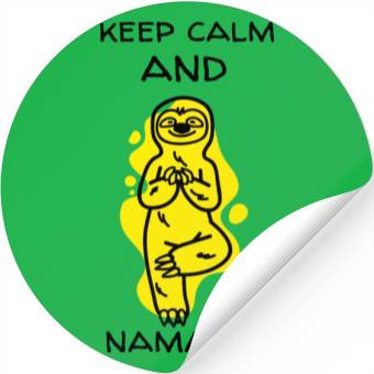 Discover keep calm and namaste Stickers