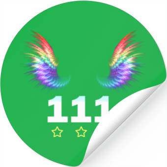Discover 111 Angel Number pattern Stickers