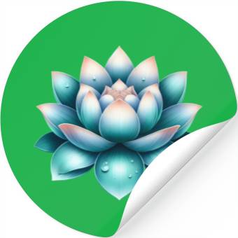 Discover Serene Lotus Stickers