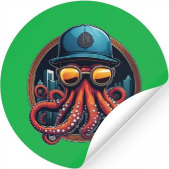 Discover Rapper Octopus Stickers