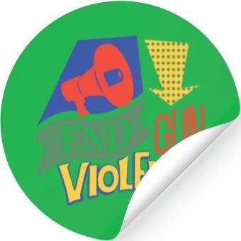 Discover End Gun Violence Stickers