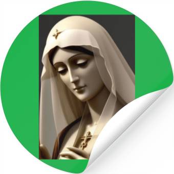 Discover Virgin Mary Stickers
