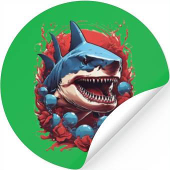 Discover Great Shark Stickers
