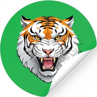 Discover Cool Tiger Stickers