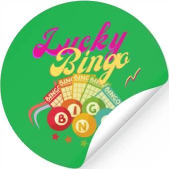 Discover Lucky bingo Stickers