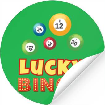 Discover Lucky bingo Stickers