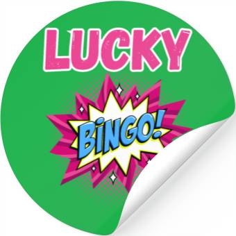 Discover Lucky bingo Stickers