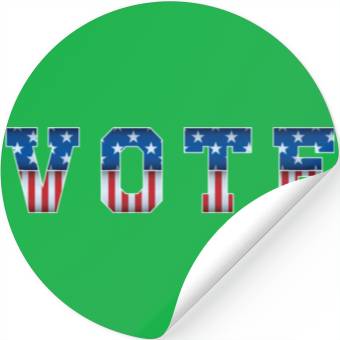 Discover American Election - Vote Stickers