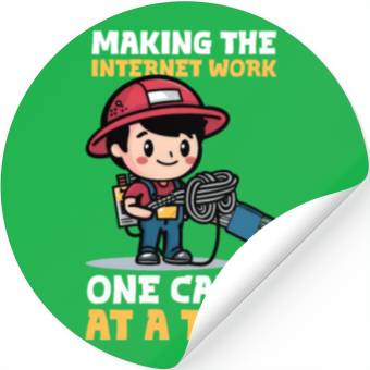 Discover Network Engineering Making Internet Work Stickers
