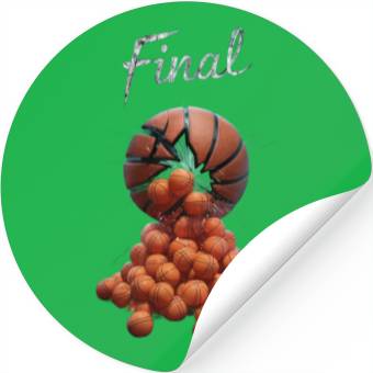 Discover unique final basketball Stickers