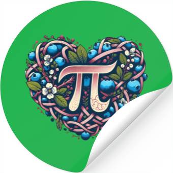 Discover Blueberry Pi Day Stickers