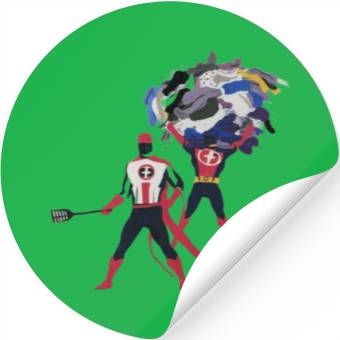 Discover imagine everyday objects as superheroes. Stickers
