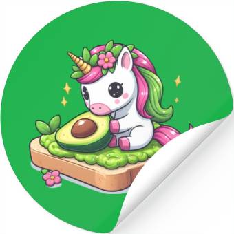 Discover Unicorn's Avocado Toast Stickers