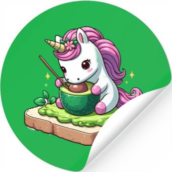 Discover Unicorn's Avocado Toast Stickers