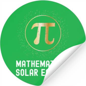 Discover Solar Eclipse Teacher 2024 for Math Teachers Stickers