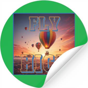 Discover Novelty Fly High Stickers