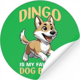 Discover Dingo Australian Dog Stickers