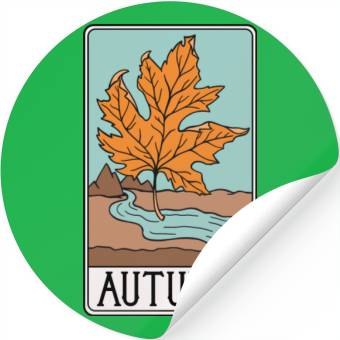 Discover The Autumn - Tarot Card Stickers