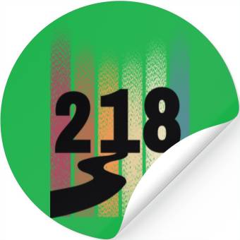 Discover 218 Area Code Retro Minnesota Duluth Stickers
