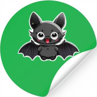 Discover Fat Bat Stickers