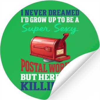 Discover Postal Worker Quote Stickers