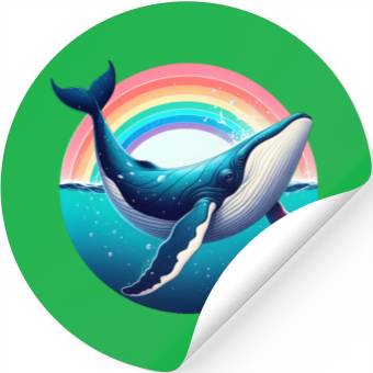 Discover Vintage Whale Stickers