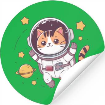 Discover Cosmic Tiger Cub Stickers
