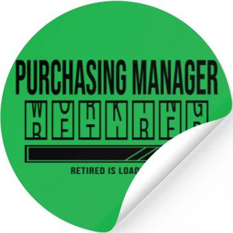 Discover Retirement - Retired Purchasing-Manager Stickers