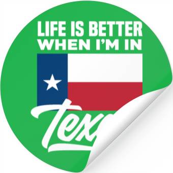Discover Texas Life Stickers