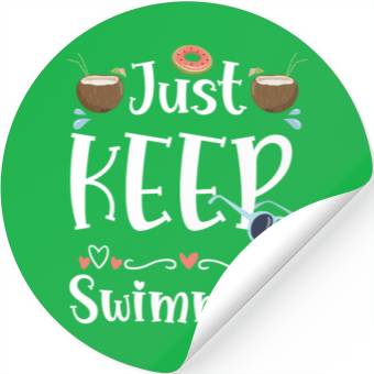 Discover Pool Summer Friends Stickers