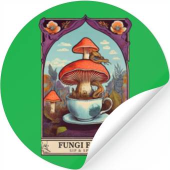 Discover Fungi Fancy Tarot Stickers