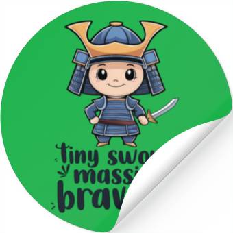 Discover Chibi Samurai Stickers