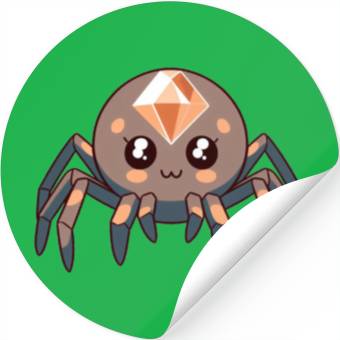 Discover Topaz Spider Stickers