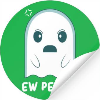 Discover Ghost - Cute Ghost - Funny Ghost - Halloween Ghost Stickers