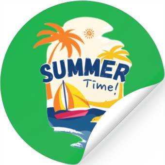 Discover Summer time Stickers