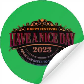 Discover Nice Day Stickers