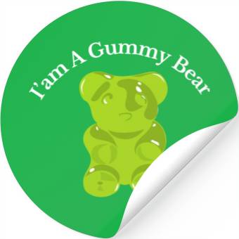 Discover I'm A Gummy Bear Stickers