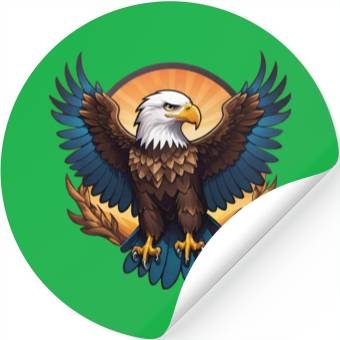 Discover Flying Eagle Stickers