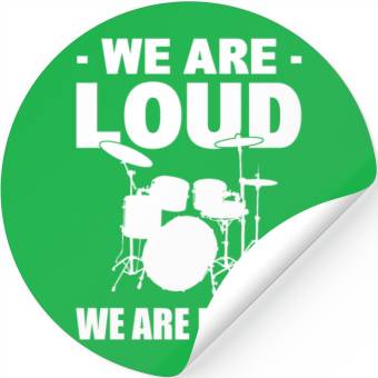 Discover Drumming Drumset Drummer Stickers
