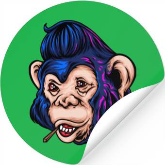 Discover Monkey Hawk Stickers