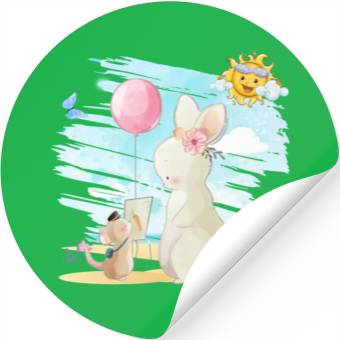 Discover Rabbit Mama Want Sent Postcard Using Post Mouse Stickers